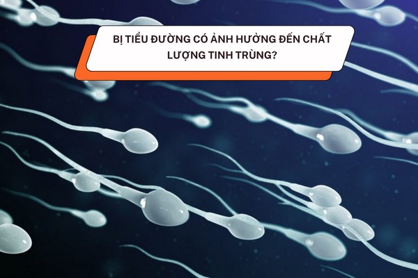 Bị tiểu đường có ảnh hưởng đến chất lượng tinh trùng?